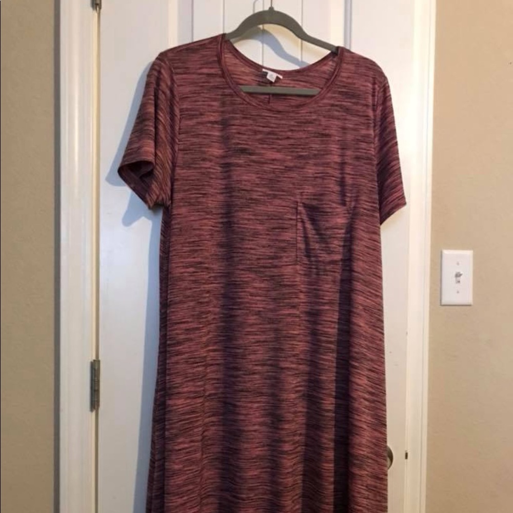 XL Pink and Black LuLaRoe Carley